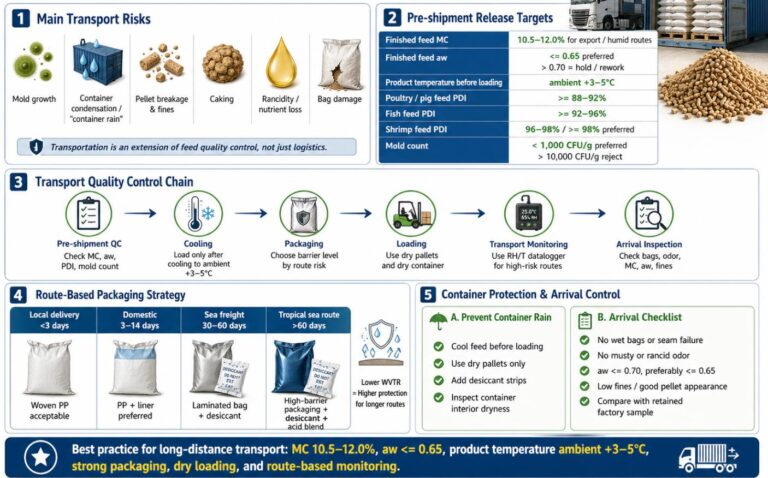 How To Control Feed Quality During Long-distance Transportation?
