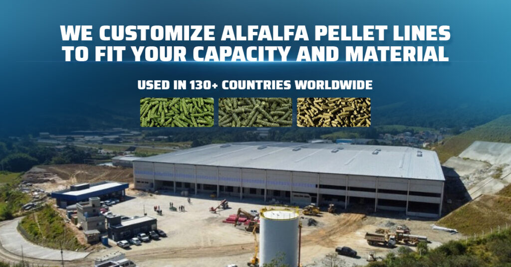 alfalfa pellet line